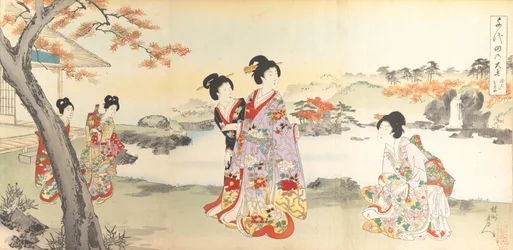 Chiyoda Castle Album of Women, 1895., 1895.