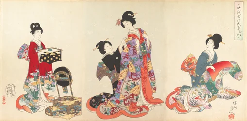 Chiyoda Castle Album of Women, 1895., 1895.
