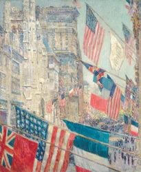 連合国記念日、1917 年 5 月 (キャンバスに油彩)