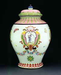 Cornelis Pronk（1691-1759）c.1730（磁器）のデザインで描かれた水槽（盆地については206565を参照）