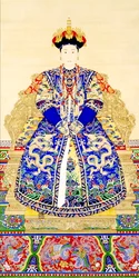 景憲皇后（約1681-1731）、雍正帝（1678-1735）の第一側室