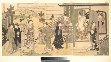 『源氏物語』を見立てた場面（風流やつし源氏）、第33帖「藤裏葉」
