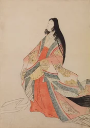 宮廷女官、画帖より：三十六歌仙