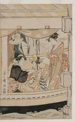 遊覧船川一丸でパーティー