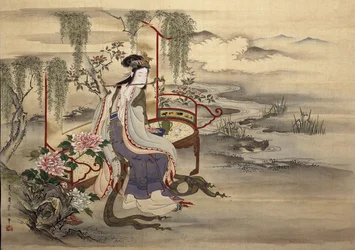 中国の美人楊貴妃、1810～1815年頃。