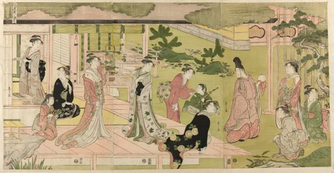 「源氏物語おしゃれパロディ」より 若菜 その1 (わかなじょう)