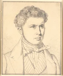 アーティストの兄弟、H.P.N. Købke (1812-39) の肖像