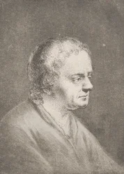 クリスチャン・ベルンハルト・ローデ、芸術家の父の肖像。 1756年。