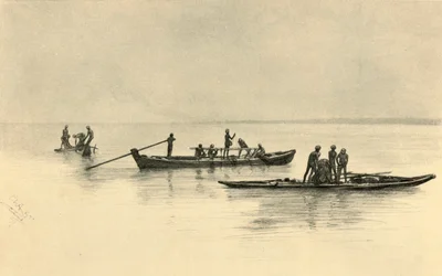 漁船、セイロン、1898 年。