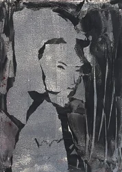 抽象的な肖像画