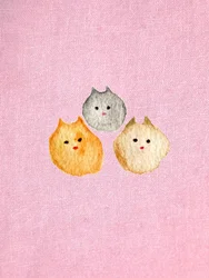ピンクの猫