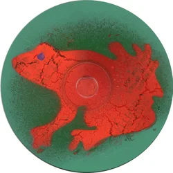 Frog c.2023 (アクリル、CD)