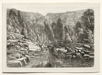 山の水、c。 1790～1800年。