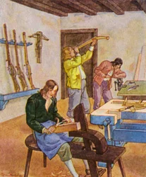 ブッシュメーカー／ブッヘンマーカー（カラーリトグラフ）