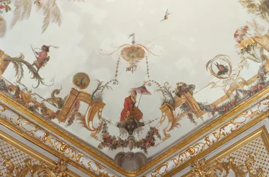 The Grande Singerie、詳細、1735年頃（壁画）