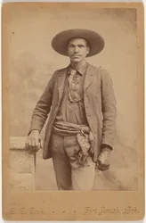 男性の肖像,c.1880年（写真）
