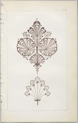 装飾デザインの芸術：付録付き、花が開く日の時間を示す、Day＆Son、ロンドン、1862年発行