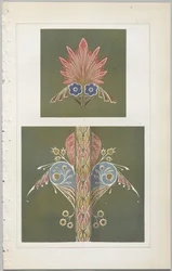装飾デザインの芸術：付録付き、花が開く日の時間を示す、Day＆Son、ロンドン、1862年発行