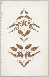 装飾デザインの芸術：付録付き、花が開く日の時間を示す、Day＆Son、ロンドン、1862年発行