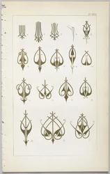 装飾デザインの芸術：付録付き、花が開く日の時間を示す、Day＆Son、ロンドン、1862年発行