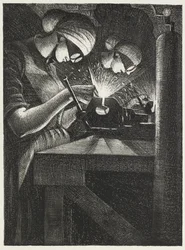 アセチレン溶接機、1917