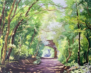 バレーウォーク、サドベリー、2001（紙にトイレ）