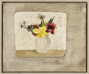 白い瓶の春の花、1928年頃