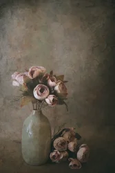 柔らかな花の静物