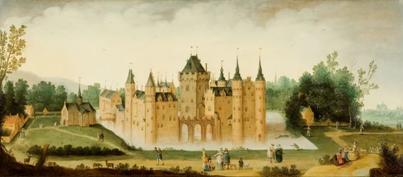 エグモンド・アーン・デン・ホーフ城の眺め 1638年頃 油彩・パネル