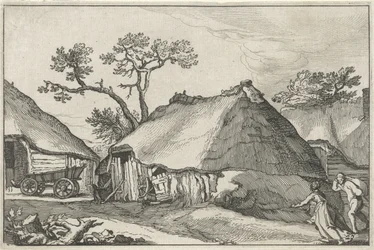 農場と庭のワゴン 田園風景（連載タイトル）