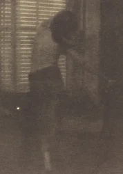 ニューヨーク スタジオのモデル、1915 年頃。