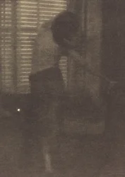 ニューヨークのスタジオでのモデル（1915年頃）（写真