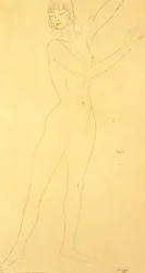 Bessy H (インク・水彩・紙)