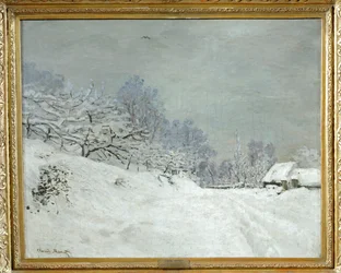 オンフルール周辺雪 ...