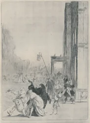 仮装舞踏会の後、1920