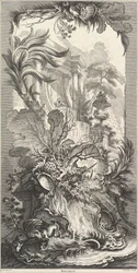 ロカイユ ロック ガーデン、カリフォルニア州。 1737年。
