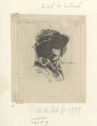 Zelfportret は Saskia を置く: alleen Rembrandt 原画集85点（連載タイトル）