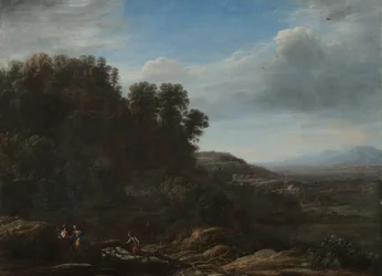 イタリアの風景、c。 1630年。
