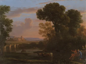 牧歌的な風景、1648