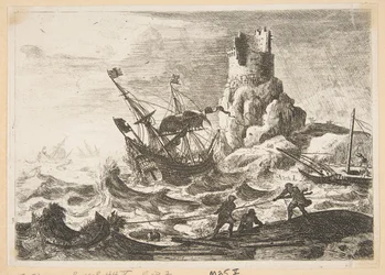 難破船、ca。 1638-41。