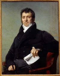 クロード・マリー・モランの肖像 クロード＝マリー・デュビュフ（1790-1864）の絵画 19世紀 ナント、ボザール美術館蔵