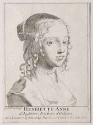 Henriette-Marie dAngleterre、公爵夫人ドルレアン。