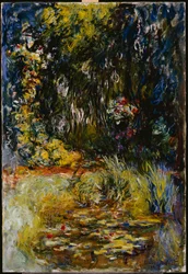 睡蓮の池の隅、1918