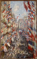 パリのモントルグイユ通り。 1878年6月30日のごちそう
