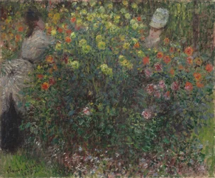 花の女性、1875