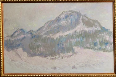 ノルウェーのコルサス山（油彩・キャンバス）