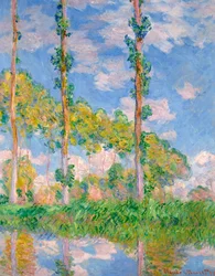 太陽の下のポプラ、1891