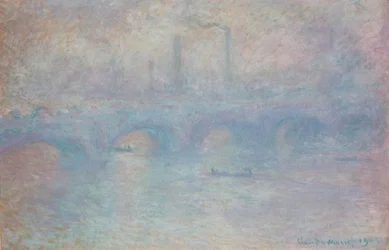 ウォータールー橋。フォグ効果