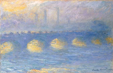 ウォータールー橋、曇り、1904
