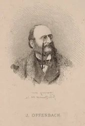 ジャック・オッフェンバッハの肖像1819-1880、1870。